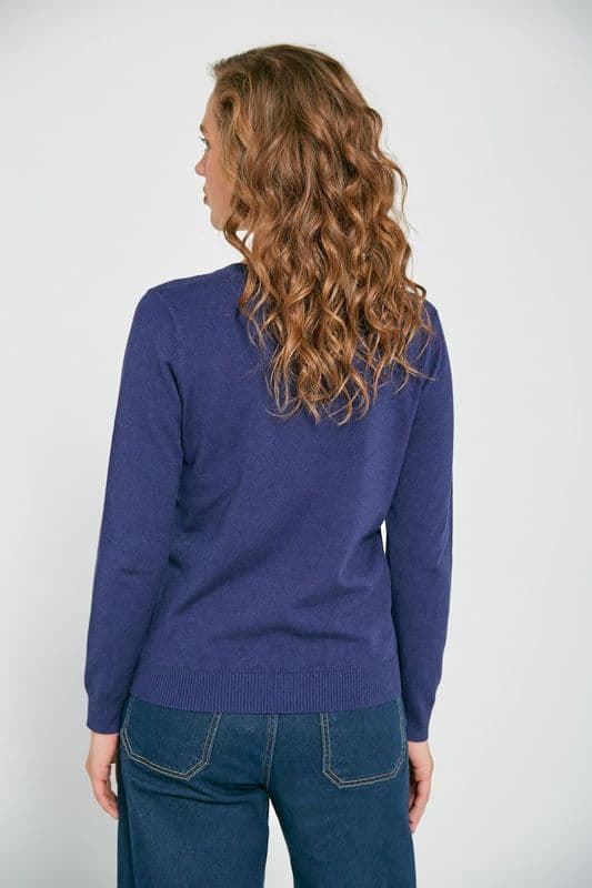 Md´M_ Jersey punto azul pajaritos - Imagen 3