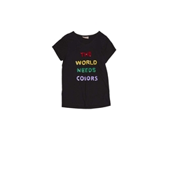 Md´M Leyenda_ Camiseta negra lentejuelas - Imagen 1