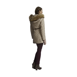 Md´M Leyenda- Chaquetón beige mujer - Imagen 2