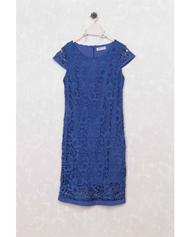 Md´M Leyenda- Vestido azul mujer - Imagen 1