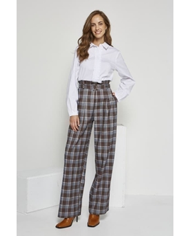 Md´M_ Pantalón flojo cuadros azul - Imagen 1