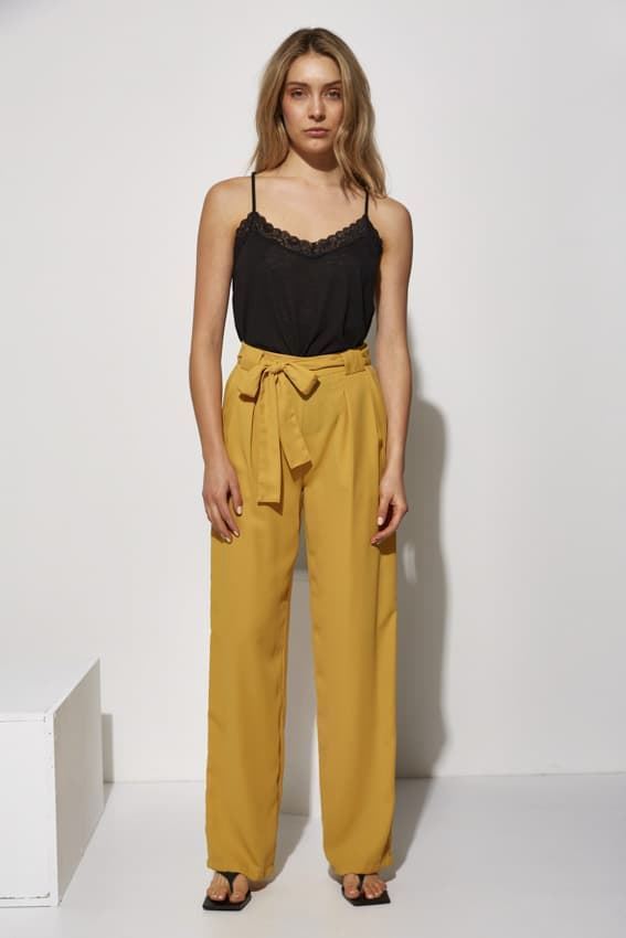 Md´M_ Pantalón flojo ocre - Imagen 1