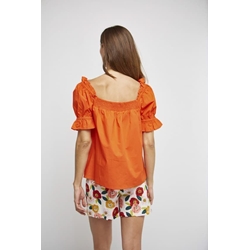 Md´M_ Short estampado amapolas lino - Imagen 2