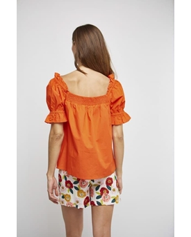 Md´M_ Short estampado amapolas lino - Imagen 2