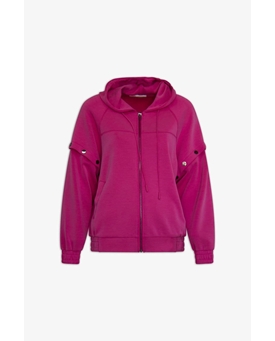 Md´M_ Sudadera fucsia cremallera - Imagen 1