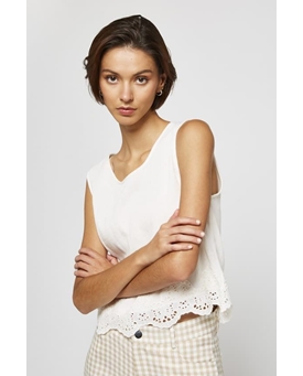 Md´M_ Top crudo botones espalda - Imagen 1