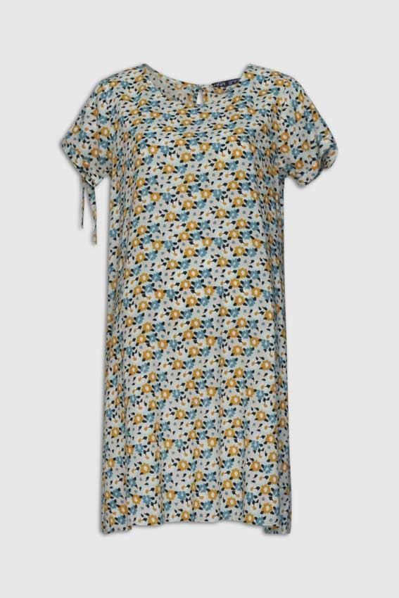 Md´M_ Vestido corto con estampado de flores - Imagen 3