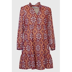 Md´M_ Vestido corto estampado étnico - Imagen 1