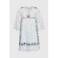 Md´M_ Vestido corto estampado - Imagen 1