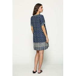 Md´M _ Vestido corto marino estampado sardinas - Imagen 2