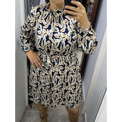 Md´M_ Vestido corto midi ramas - Imagen 2