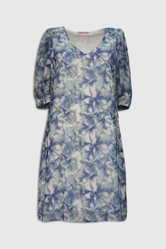 Md´M_ Vestido estampado acuarelas - Imagen 3