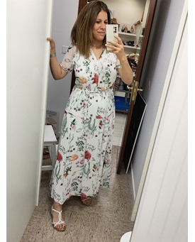 Md´M_ Vestido largo estampado - Imagen 1