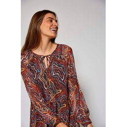 Md´M_ Vestido largo líneas gráficas - Imagen 2