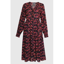 Md´M_ Vestido midi camisero estampado floral - Imagen 2