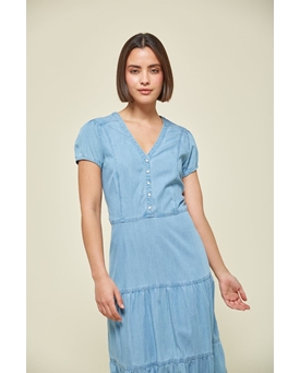 Md´M_ Vestido midi denim - Imagen 2