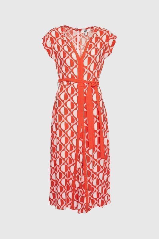 Md´M_ Vestido midi estampado geométrico - Imagen 1