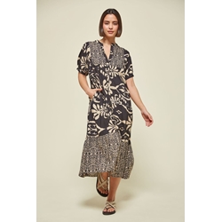 Md´M_ Vestido midi ikat - Imagen 1