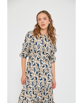 Md´M_ Vestido midi ramas - Imagen 1