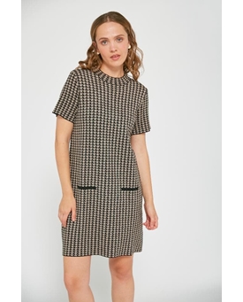 MD´M-Vestido punto pata de gallo - Imagen 2