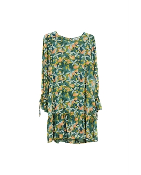 Md´M_ Vestido verde estampado - Imagen 2