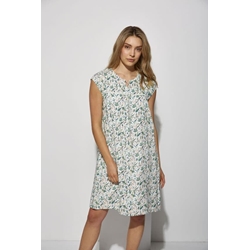 Md´M_ Vestido verde estampado - Imagen 1