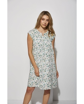 Md´M_ Vestido verde estampado - Imagen 1