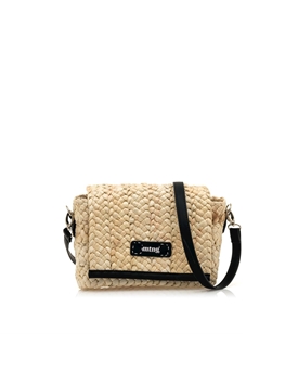 Mtng-Mustang_ Bolso bandolera rafia - Imagen 1