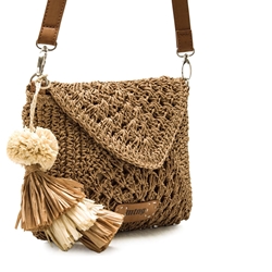 Mtng-Mustang_ Bolso Dari en rafia natural - Imagen 2