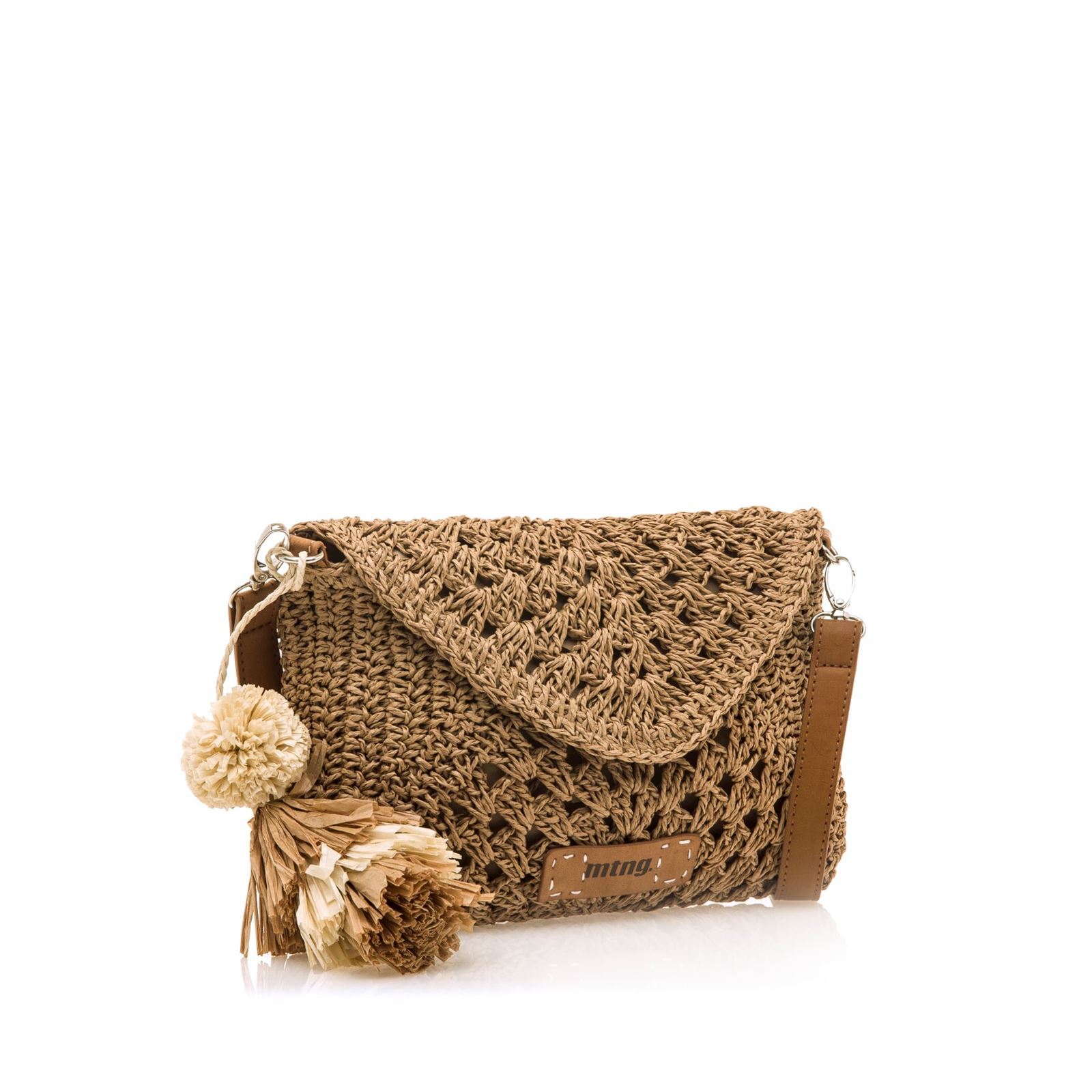 Mtng-Mustang_ Bolso Dari en rafia natural - Imagen 3