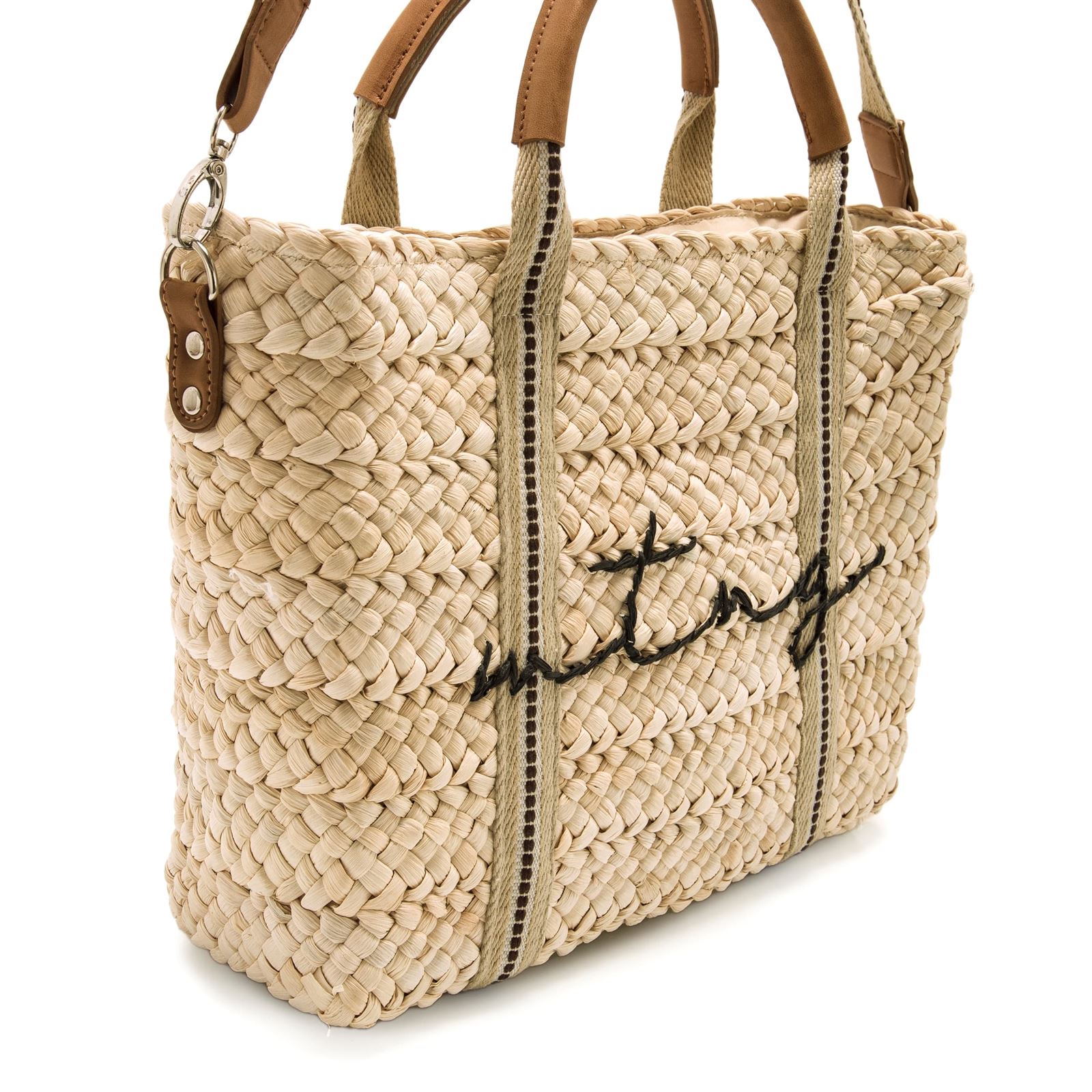 Mtng-Mustang_ Bolso rafia grande Artola - Imagen 2