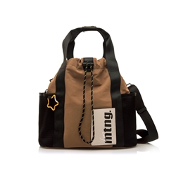 Mtng-Mustang_ Bolso tipo bombonera arena - Imagen 1