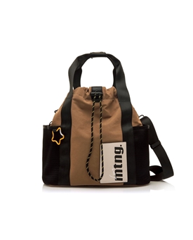 Mtng-Mustang_ Bolso tipo bombonera arena - Imagen 1