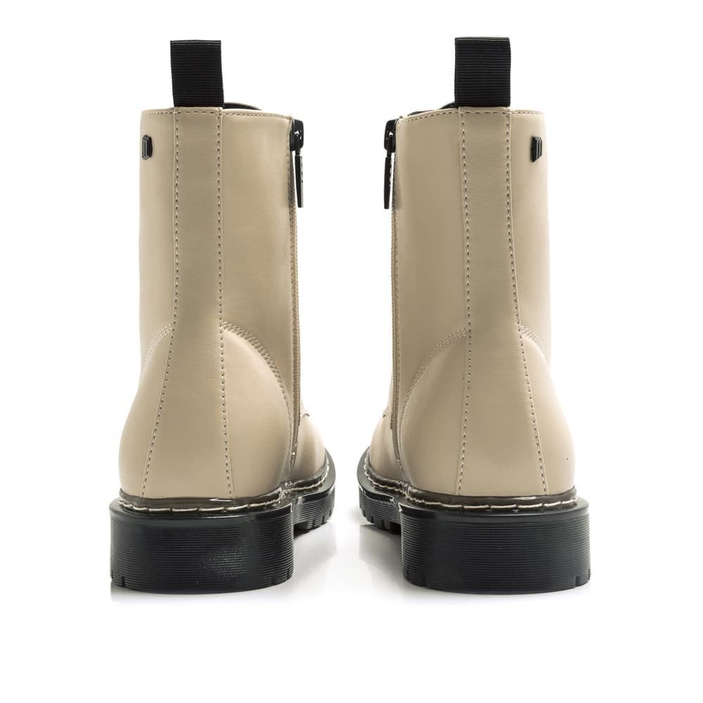 Mtng-Mustang_ Botín alma vanilla crema - Imagen 5