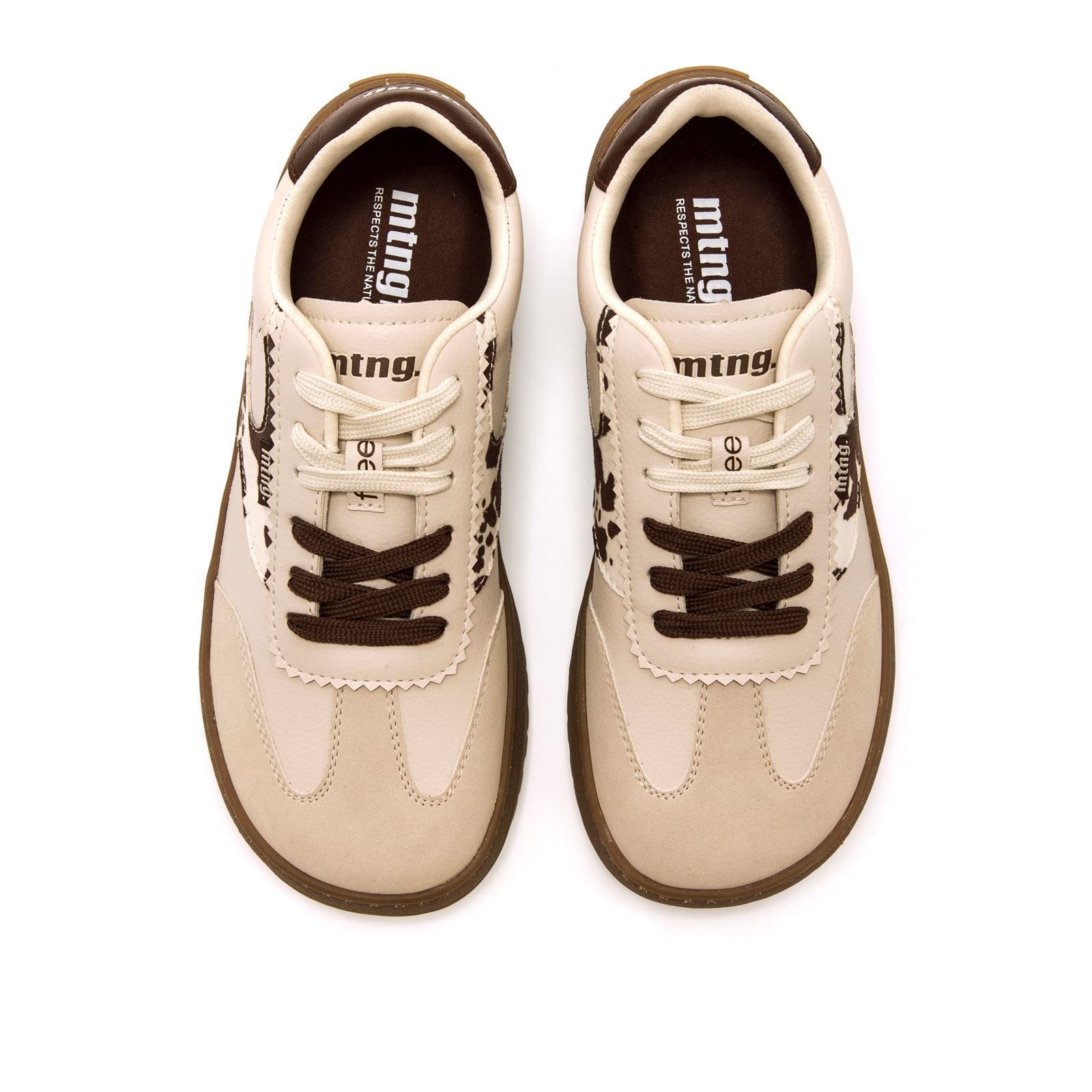 Mtng-Mustang_ Deportiva barefoot alask beige - Imagen 3