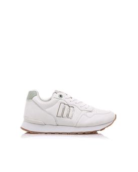 Mtng-Mustang_ Deportiva joggo blanca con cuña interior - Imagen 1