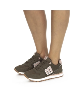 Mustang_ Deportivas joggo kaki - Imagen 2