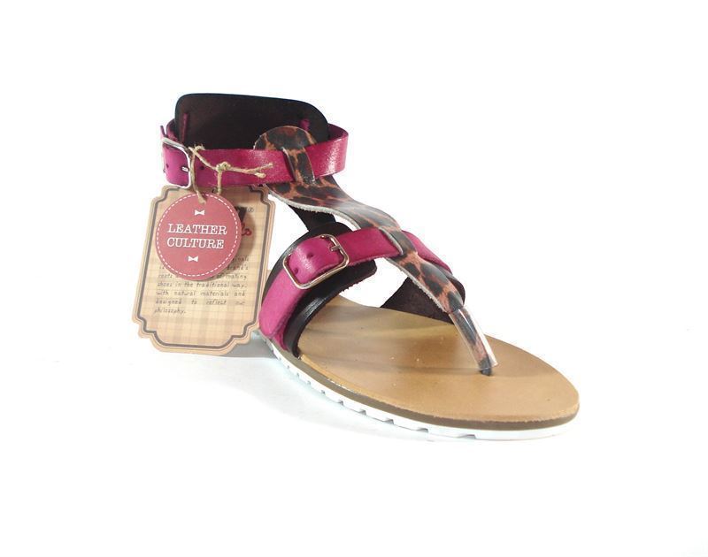 Mustang- Sandalia  chica fucsia/negro - Imagen 1