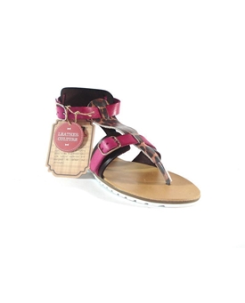 Mustang- Sandalia  chica fucsia/negro - Imagen 1