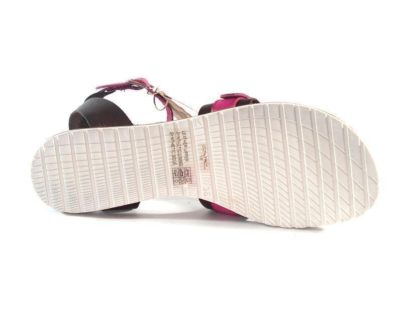 Mustang- Sandalia  chica fucsia/negro - Imagen 5