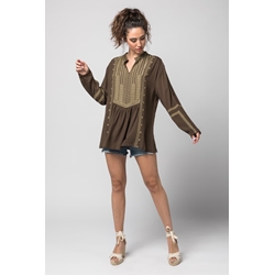 Nano de la Rosa_ Blusa marrón - Imagen 2