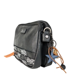 Nano de la Rosa_ Bolso de bandolera negro - Imagen 2