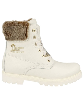 Panama Jack_ Bota felicia blanca cordones - Imagen 1