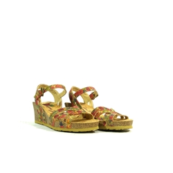 Panama Jack_ Sandalia Vera cork floral - Imagen 2