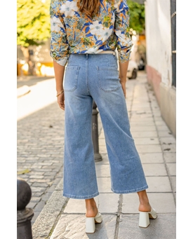 Pantalón tejano ancho - Imagen 2