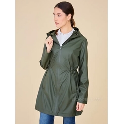 Parka verde capucha - Imagen 1