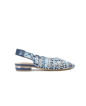 Pedro Miralles_ Bailarina Praga trenzado azul - Imagen 1