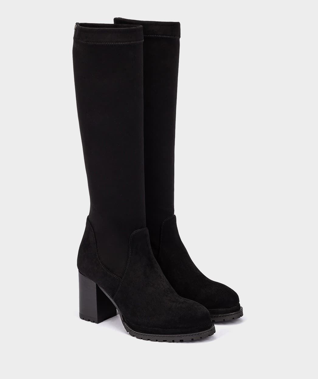 Pedro Miralles_ Bota alta de piel vegana elástica - Imagen 2