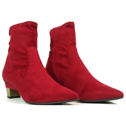 Pedro Miralles_ Botín ante elástico rojo - Imagen 2