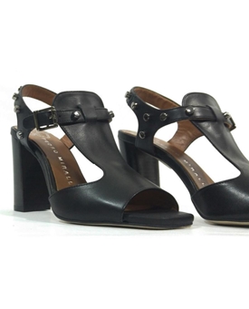 Pedro Miralles_ Sandalia Gazania oasis negro - Imagen 2